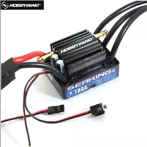 HobbyWing SeaKing V3 180A BL Motor ESC 6V/5A BEC for RC Racing Boat - Picture 1 of 6