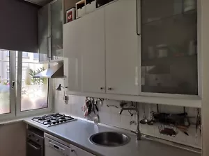 IKEA FAKTUM Türen APPLAD WEISS Hochglanz Fronten TOP - Bild 1 von 2