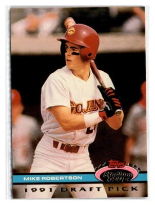 1992 Stadium Club Dome #156 Mike Robertson - Image 1 of 2