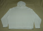 Womens Ladies Fabletics Brisa Long Sleeve Terry Hoodie Size Small Pullover White