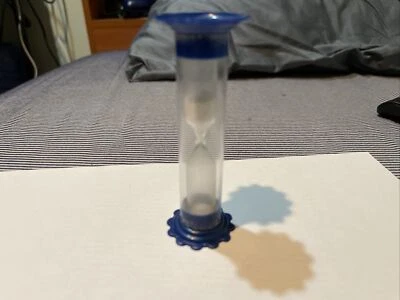 TABOO Milton Bradley 1989 Blue Replacement Game SAND TIMER - Image 1 of 3