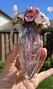 Colección Katherine’s Adorno de Navidad Vidrio Soplado Grabado De Colección Cono Largo Transparente - Imagen 1 de 19