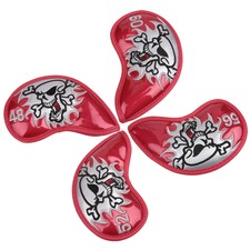 4pcs Golf Club Wedge Head Cover Skull Wedge Headcover For Titleist Taylormade