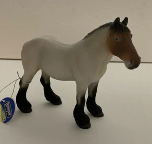 Dutch Draft Mare Roan Pferd Spielzeug Modell Figur von CollectA 88892 - Bild 1 von 7