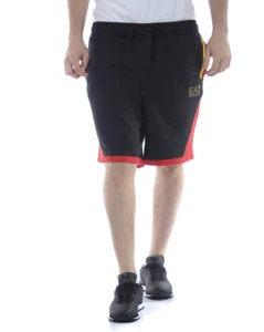Emporio Armani EA7 Short Cotton Man Black 3ZPSA7PJ05Z 1200 Sz M MAKE OFFER - Picture 1 of 11