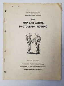 Map and Aerial Photograph Reading Infantry School Instruction Book 1951 MR3 - Picture 1 of 3