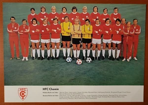 HALLESCHER FC CHEMIE➔ Saison 1978/79 ➔ Foto ➔ ca.28,5 x 20,5 cm *aus Sammlung* - Bild 1 von 1