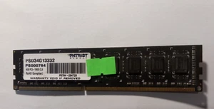 PATRIOT DDR3 4GB 1333MHz CL9 1x4GB PSD34G13332 - Picture 1 of 1