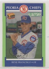 1990 Kodak Peoria Chiefs Rene Francisco #17