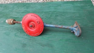 Vintage Hand Shoulder Breast Plate Drill BIT BRACE CLIPPER FLEETWAY Model D - Picture 1 of 7