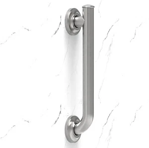 Barra de agarre de seguridad de baño de acero inoxidable ADA de 1-1/4 x 12/16/24/32 pulgadas para ducha - Imagen 1 de 11