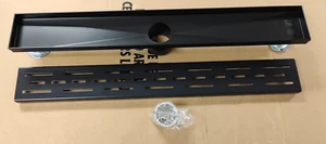 Scarico doccia lineare Effendi 24" Signature Hardware - Nero opaco - Foto 1 di 4