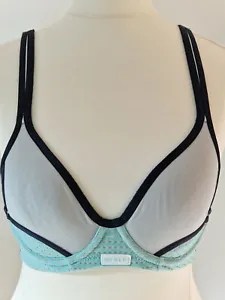 30A Berlei Under Wired Bra Green & Grey Multi way - Picture 1 of 6