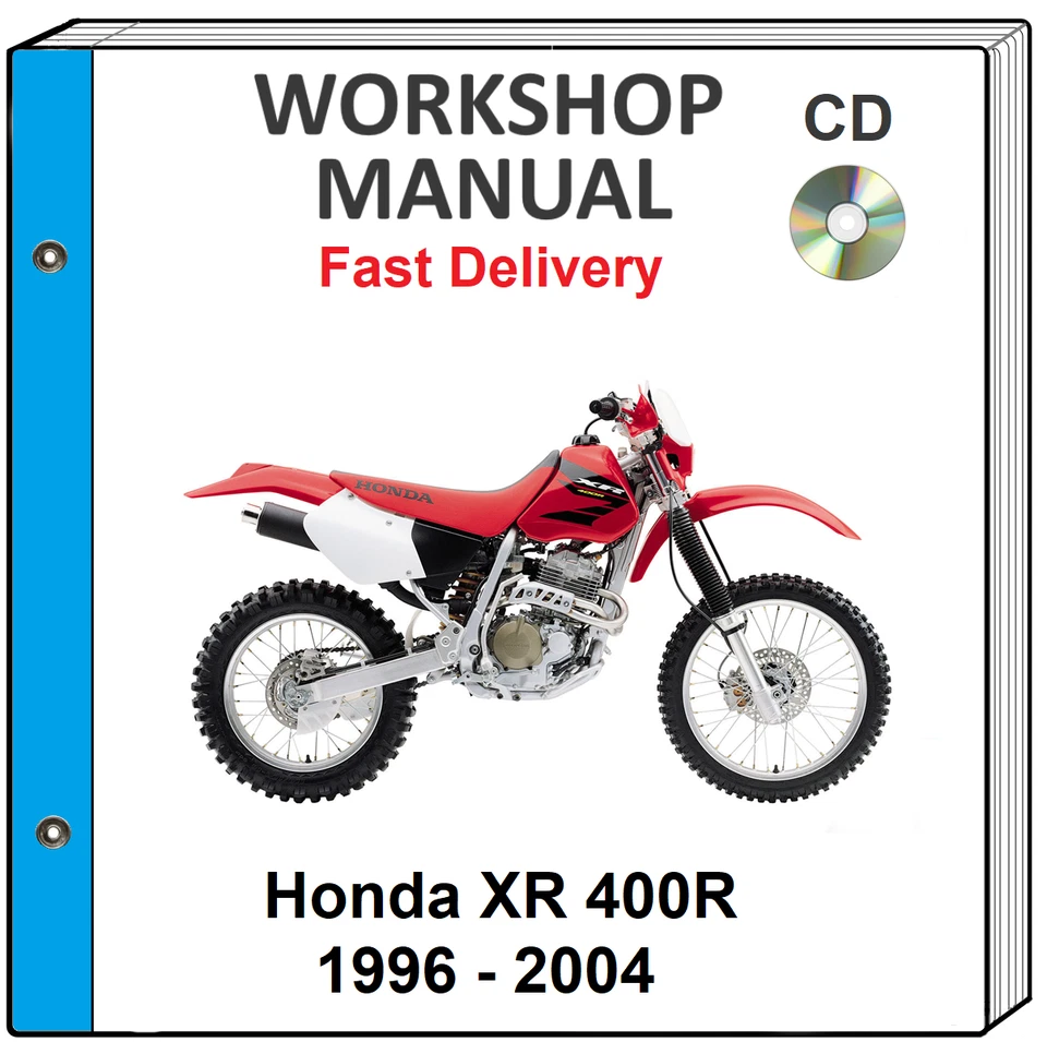 HONDA XR400R 1997 1998 1999 2000 2001 2002 2003 MANUAL DE TALLER DE REPARACIÓN DE SERVICIO EN CD Foto 1 de 1