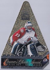 1999-00 Crown Royale Cramer's Choice Jumbos Gold #4 Patrick Roy 08/10 - COLORADO