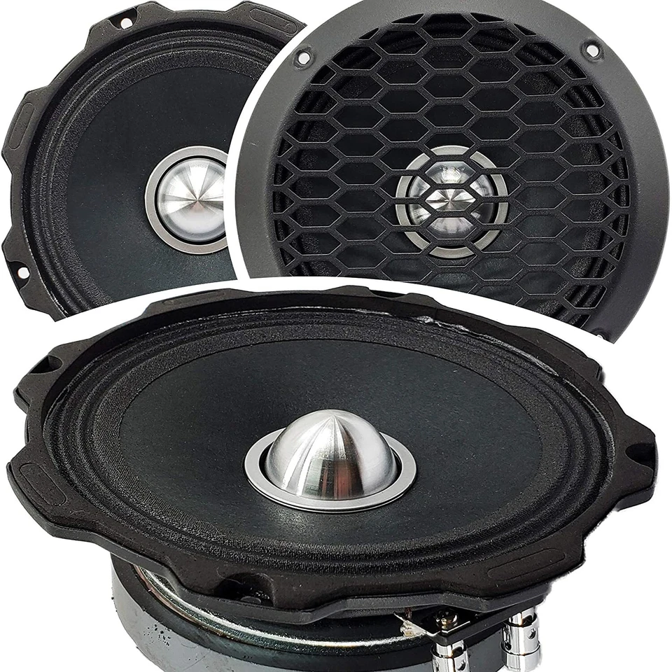 2x Gravity WZ6G Warzone Series 6.5"  Midrange Coaxial Loud 1000W Speaker 4-Ohms - Image 1 of 2