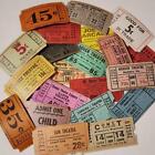 21 different tickets vintage theater tickets arcade amusement paper ephemera S