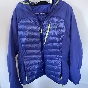 LL Bean Women's Downtek Hybrid Winter Jacket SZ large Purple - Picture 1 of 14