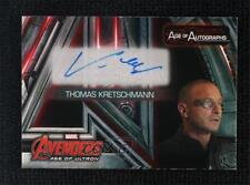 2015 Upper Deck Marvel Avengers: Age of Ultron Thomas Kretschmann Auto 0i8y