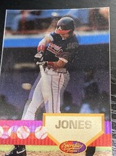 Chipper Jones 1994 Pinnacle Card #160. SPORTSFLICS ROOKIE. Atlanta Braves 