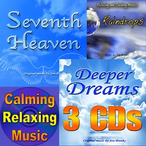3 CDs - Calming Music for Stress, Anxiety, Meditation, Yoga, Panic Attacks, - Picture 1 of 4