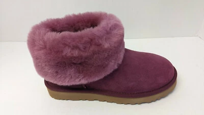 Botines UGG Classic Short II, gamuza púrpura, para mujer 6 M Foto 1 de 4
