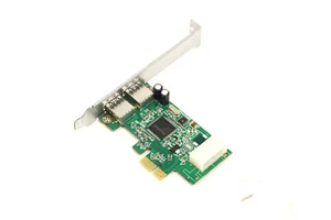 Acer Dual-Port USB 3.0 PCIe High Profile Controller Card P/N: RA354E-3 Tested - Afbeelding 1 van 4