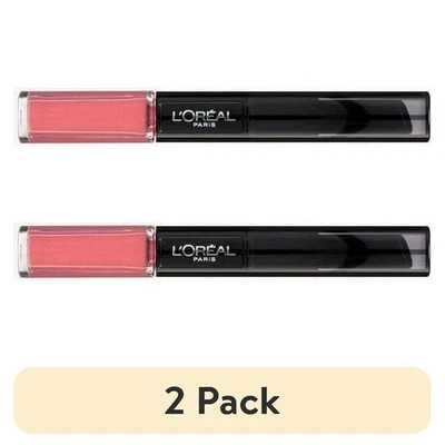 2 Pk L'Oreal Paris Infallible Pro Last 2 Step Lipstick 201 Everlasting Caramel - Image 1 of 3