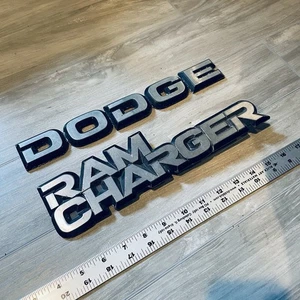 1981 1986-1993 DODGE Ramcharger D150 D250 W150 Hood Badge Emblem OEM Genuine Ram - Picture 1 of 5