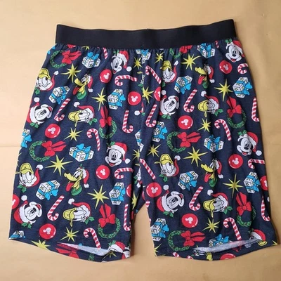 Pantalones Cortos para Dormir Navidad Pato Donald Disney Mickey Mouse Para Hombre Talla S Foto 1 de 4
