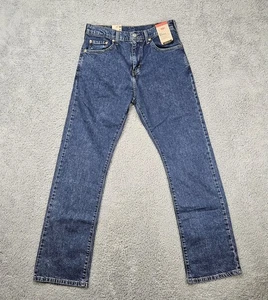 Pantalones de mezclilla Levi's 517 BootCut para hombre 30x30 cremallera mosca lavado medio azul elástico nuevos con etiquetas - Imagen 1 de 16