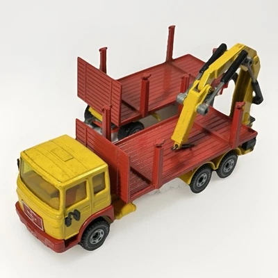 压铸玩具卡车随机 - SIKU LKW MIT Ladekran - 柴油带起重机和拖车 — 第 1/4 张图片