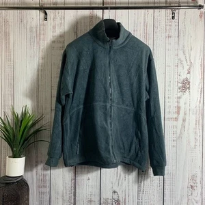Columbia Mens Grey Full Zip Teddy Fleece Jacket Size Large - Picture 1 of 6