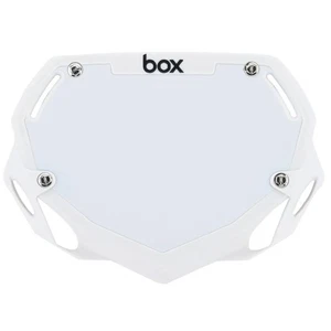 BOX Box Two Number Plate, Small - White - Picture 1 of 1