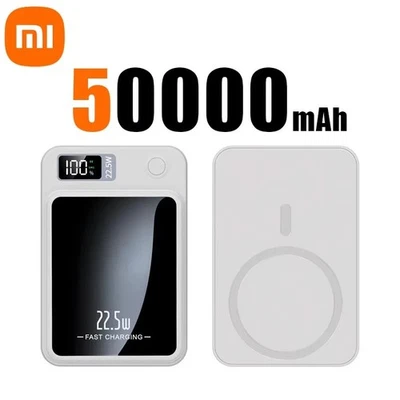 Banco de alimentación inalámbrico magnético Xiaomi 50000 mAh Cargador rápido iPhone Huawei Samsung Foto 1 de 4