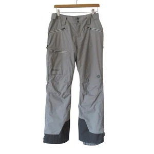 Pantaloni da neve grigio marmotta rifugio sci snowboard piccoli Recco isolati tasche zip - Foto 1 di 13