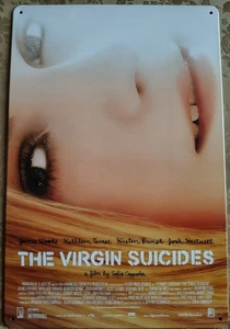 VIRGIN SUICIDES Blechschild 8x12 Poster Kunst Indie Drama Sofia Coppola Kirsten Dunst - Bild 1 von 2