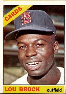 1966 Topps Lou Brock St. Louis Cardinals #125 über sehr guter Zustand - Bild 1 von 2