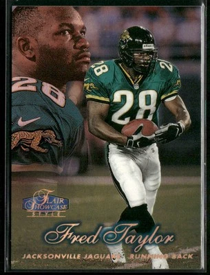 1998 Flair Showcase #22 Fred Taylor Flair Showcase Row 2 (Style) - Image 1 of 2