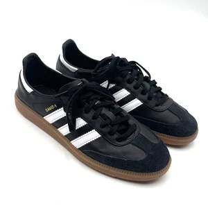 Scarpe da ginnastica Adidas da uomo nere e bianche a righe Samba OG Decon taglia US 8 - Foto 1 di 8