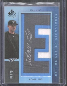 2007 SP Authentic By the Letter Signatures /75 Adam Lind #BL-22 Rookie Auto RC - Picture 1 of 2