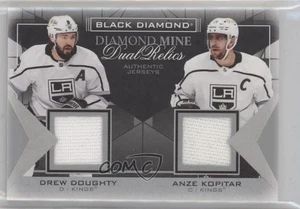 2021-22 Upper Deck Black Diamond Mine Doble Reliquias Anze Kopitar Drew Doughty - Imagen 1 de 4