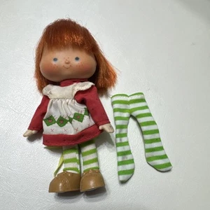 Vintage Strawberry Shortcake 5" Doll Hong Kong Extra Tights No Hat - Picture 1 of 15