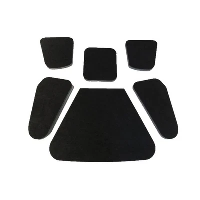 Almohadilla de aislamiento de capó de 1" de fibra de vidrio para 1963-64 AMC Ambassador Classic gris/negro Foto 1 de 4