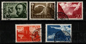 HUNGARY - 1941. Count Stephen Széchenyi / 150th birth anniv.  Cpl. Set USED!! - Picture 1 of 1
