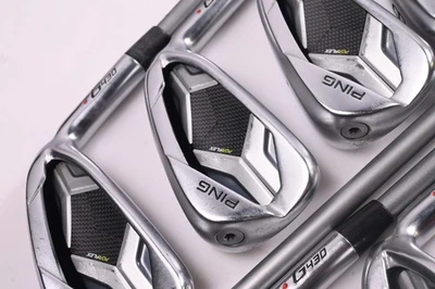 Ping G430 Irons / 5-PW+45°+50°+54° / Red Dot / Senior Flex Ping Alta Quick 35 - Image 1 of 4