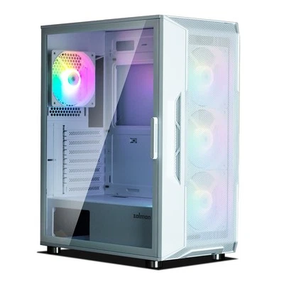 8809213764615 Computer case I3 Neo ATX Mid Tower RGB 4xfan, white Zalman - Bild 1 von 4
