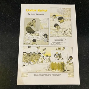 Cómic Canyon Kiddies American Indians 1939 James Swinnerton impresión vintage  - Imagen 1 de 1