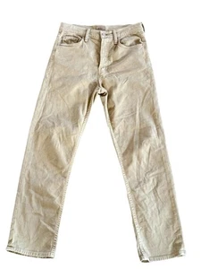 Pantalones de mezclilla MOTHER Chalk it Up The Tomcat talla 28 en alondra elásticos botones mosca diseñador - Imagen 1 de 12