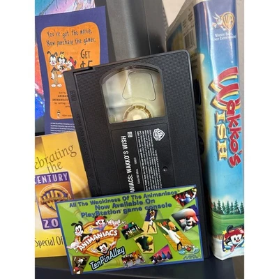 Animaniacs Wakkos wish rare VHS 1999 complete with inserts - Image 1 of 3